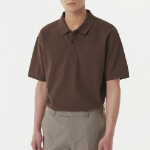 Relaxed Fit Piqué Polo Shirt [Baroque Brown]