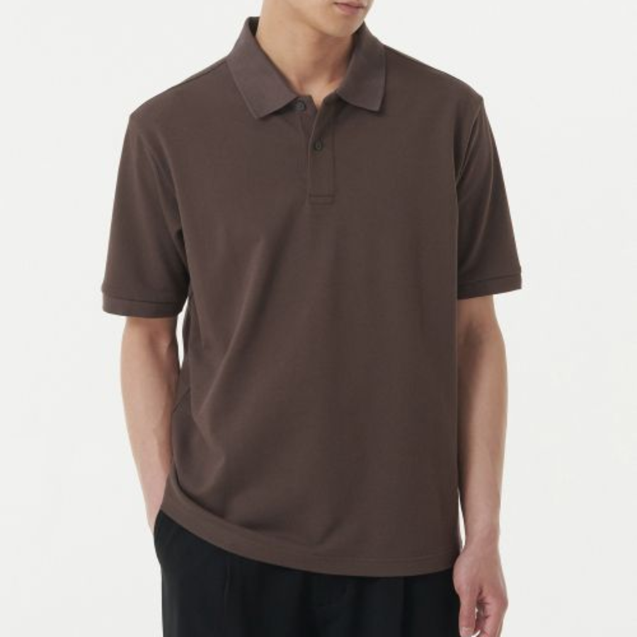 Piqué Polo Shirt [Dusty Brown]