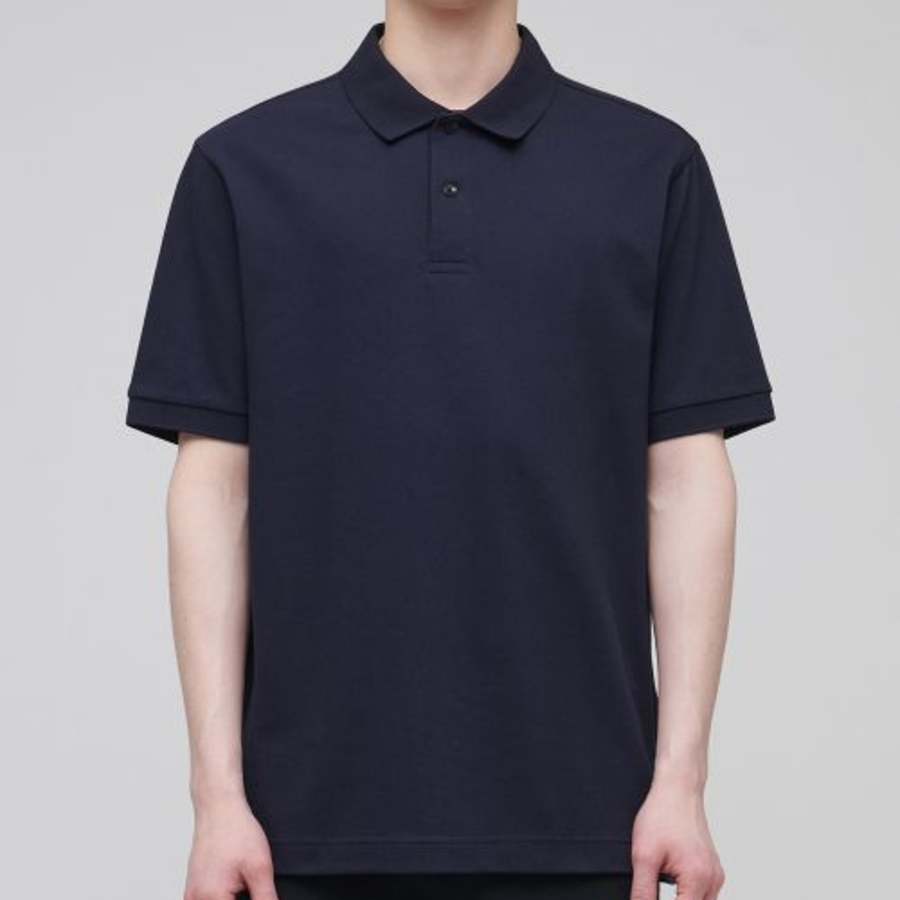Piqué Polo Shirt [Navy]