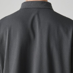 [Cooltandard] Oversized Piqué Polo Shirt [Gunmetal]
