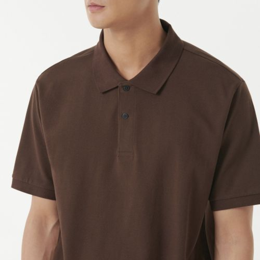 Basic Piqué Polo Shirt [Baroque Brown]
