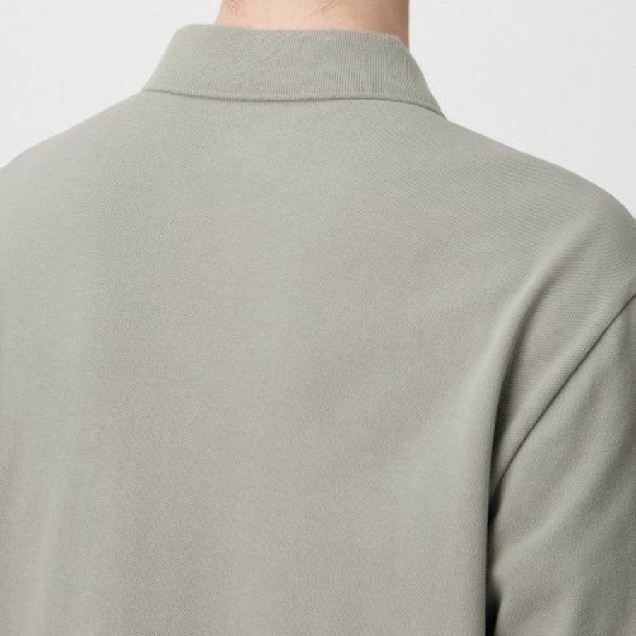 Basic Piqué Polo Shirt [Pistachio]