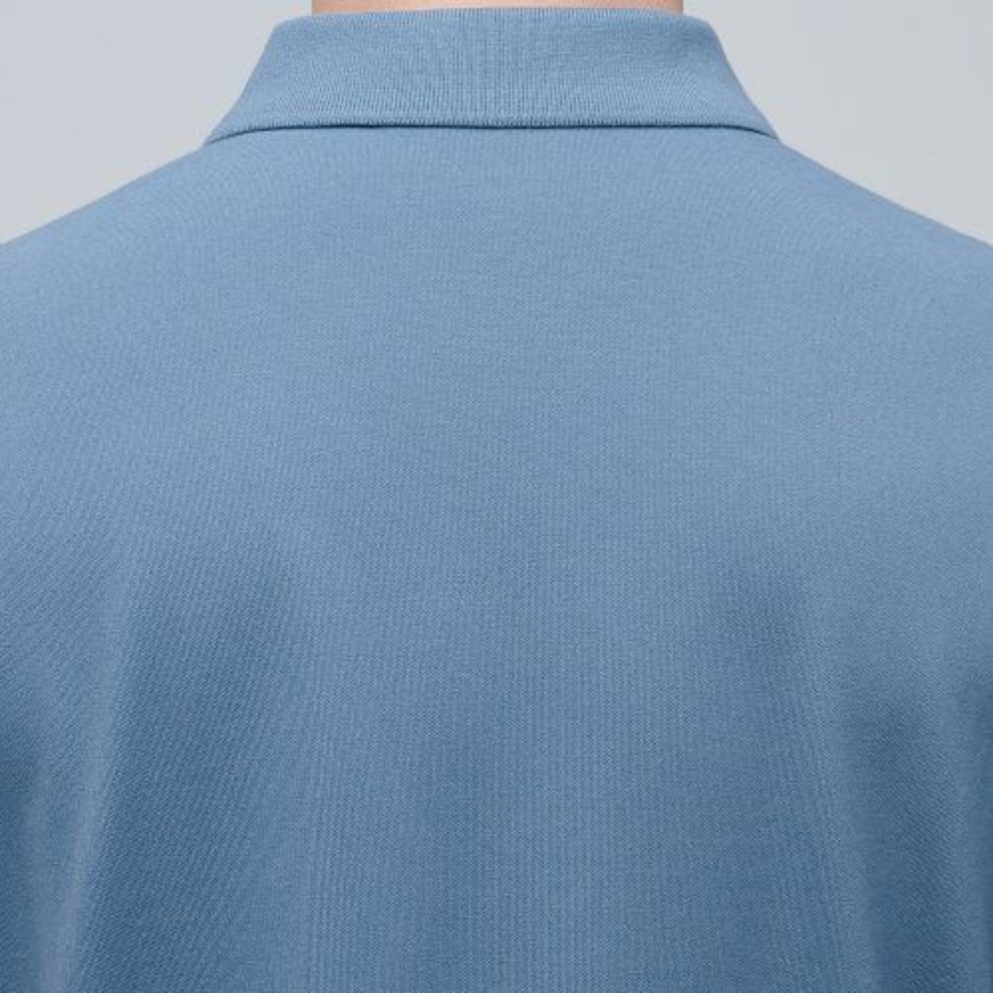 [Cooltandard] Piqué Polo Shirt [Blue Gray]