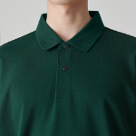 [Cooltandard] Relax Fit Piqué Polo Shirt [Green]