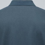 Slit Neck Piqué Polo Shirt [Turquoise]