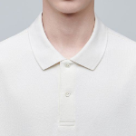 Relax Fit Piqué Polo Shirt [Cream]