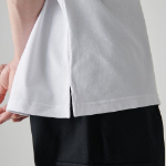 [Cooltandard] Oversize Piqué Polo Shirt [White]