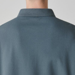 [Cooltandard] Relax Fit Piqué Polo Shirt [Peacock Blue]