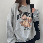 Bear Print Sweatshirt