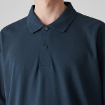 [Cooltandard] Relax Fit Piqué Polo Shirt [Turquoise]