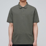 Basic Piqué Polo Shirt [Dusty Khaki]