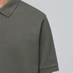 Basic Piqué Polo Shirt [Dusty Khaki]