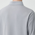 [Cool Standard] Piqué Polo Shirt [Light Gray]