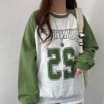 Lettering Raglan Sweatshirt