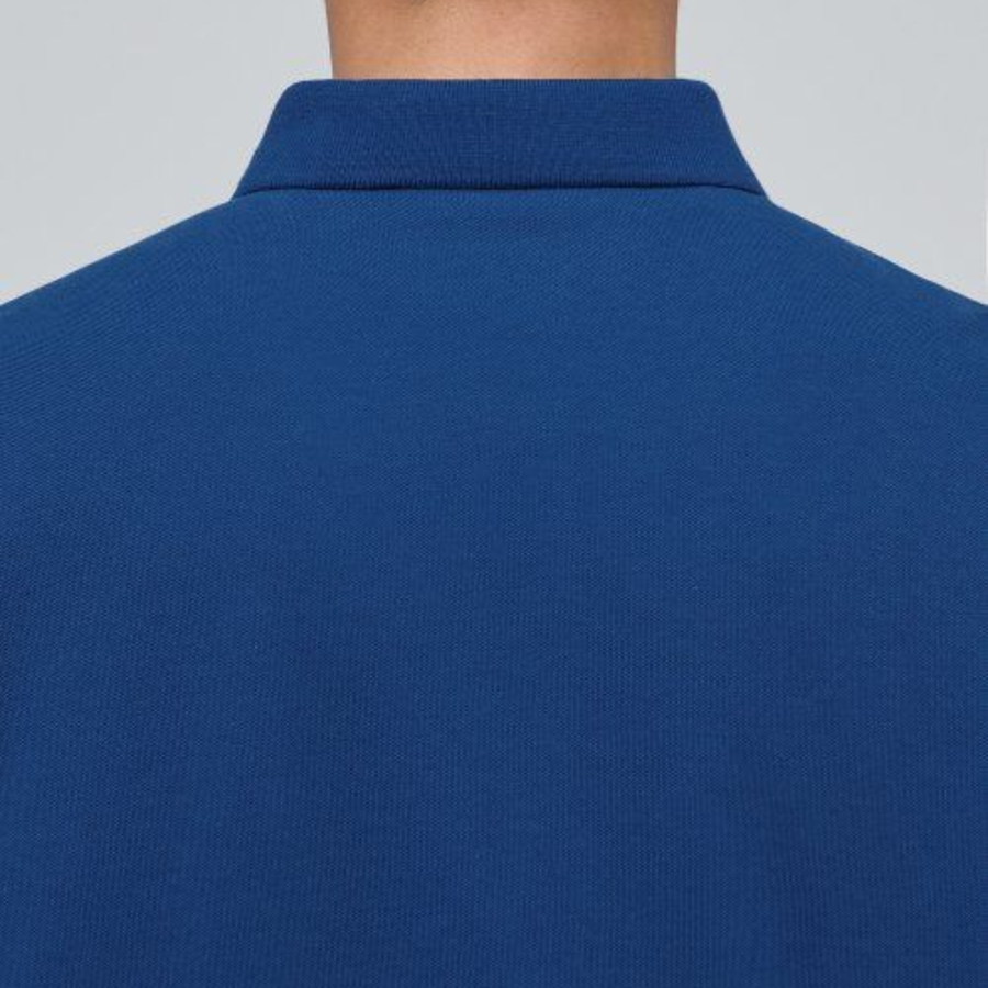 Basic Piqué Polo Shirt [Classic Blue]