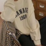 Lettering Oversized Sweatshirt