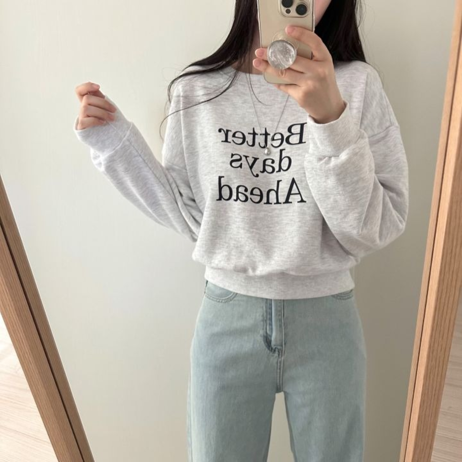 Better Day Crop Sweatshirt