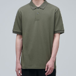 [Cool Standard] Piqué Polo Shirt [Khaki Grey]