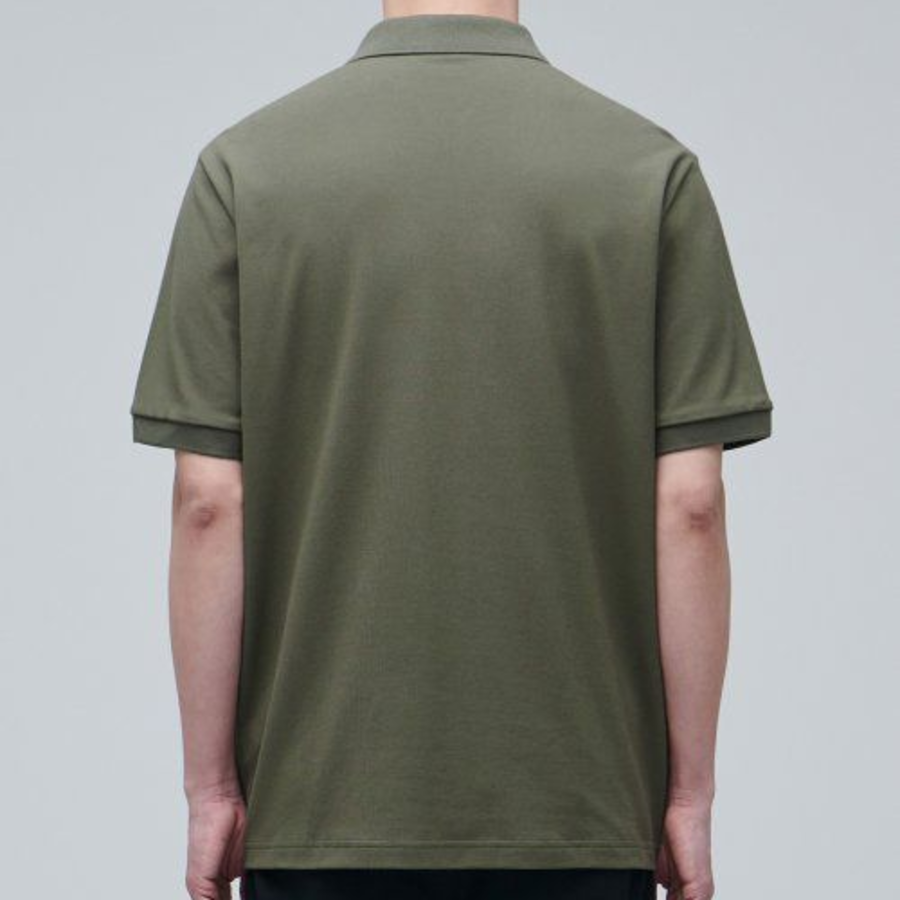 [Cool Standard] Piqué Polo Shirt [Khaki Grey]