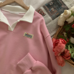 FINE – свитшот с воротником-поло