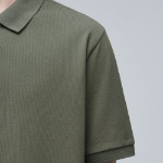 [Cool Standard] Piqué Polo Shirt [Khaki Grey]