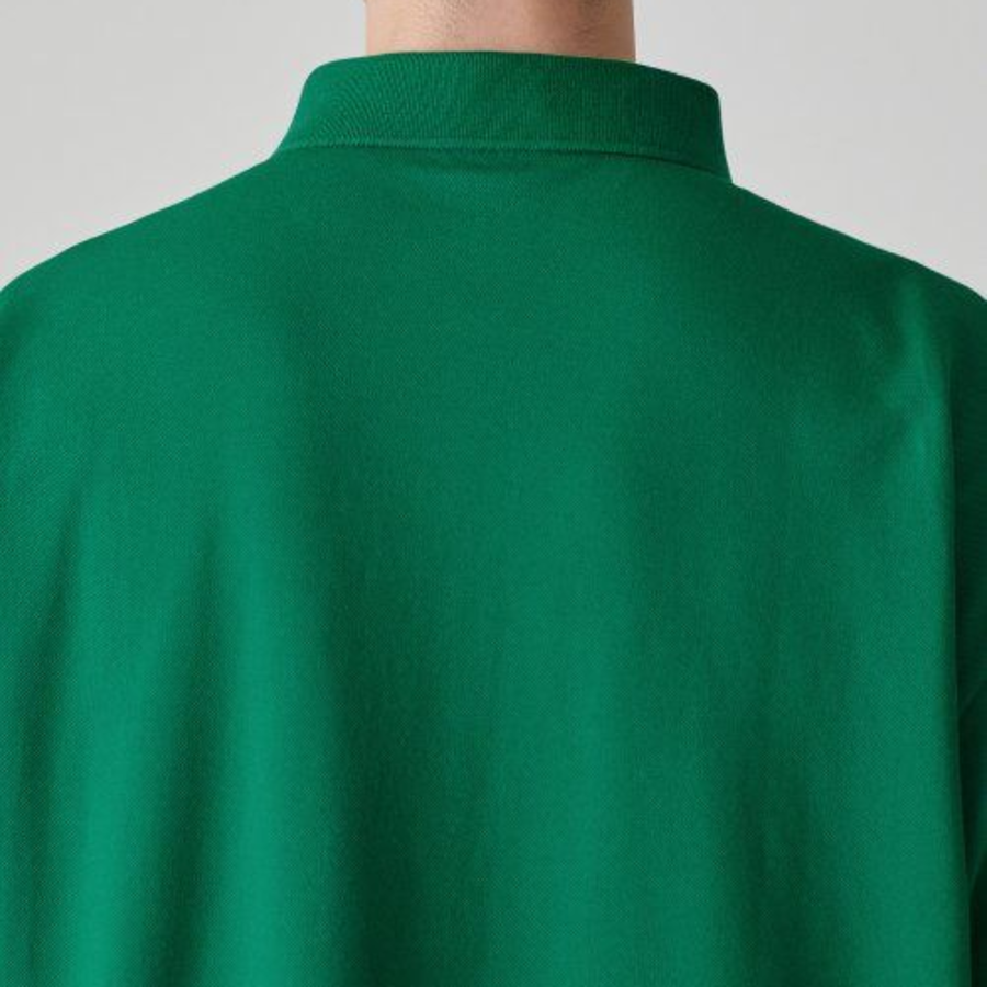[Cool Standard] Oversized Piqué Polo Shirt [Irish Green]