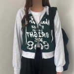 Two-Way – толстовка Raglan Cropped Sweatshirt Zip-Up