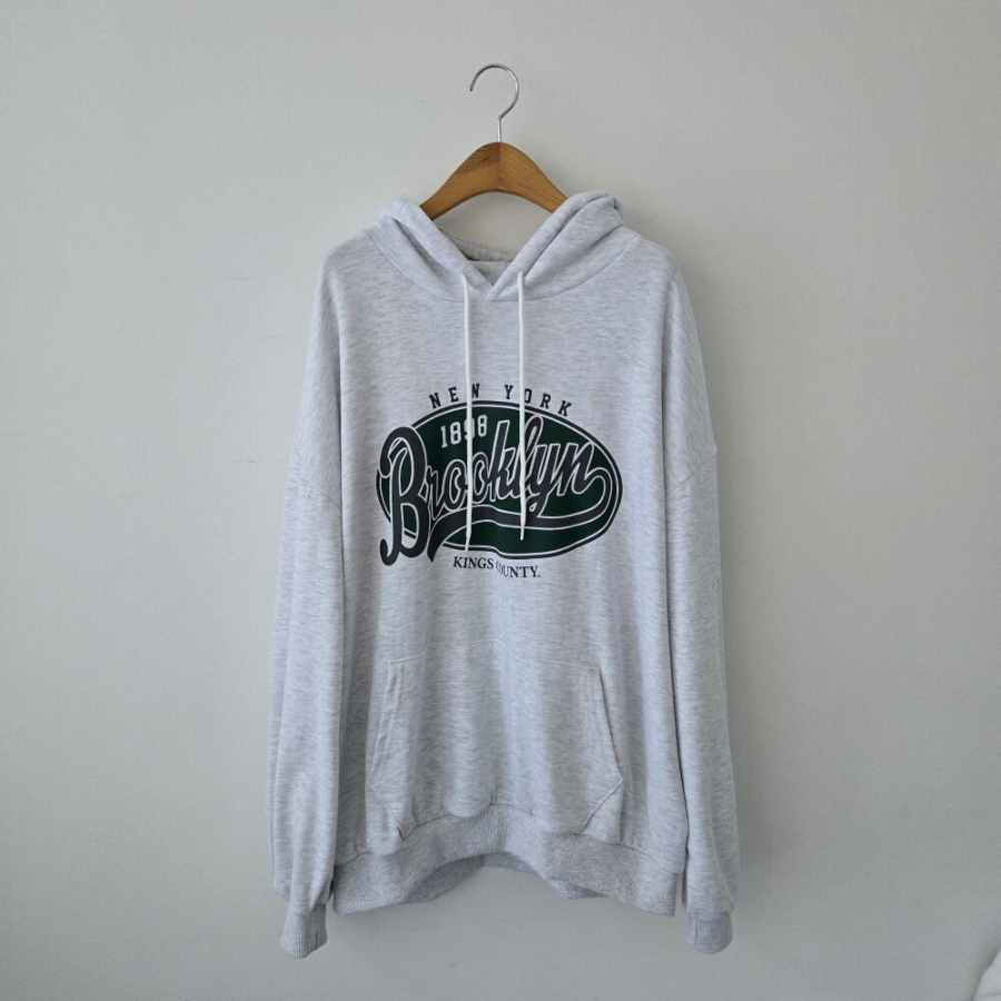 Brooklyn – худи Brooklyn Lettering Oversized Hoodie