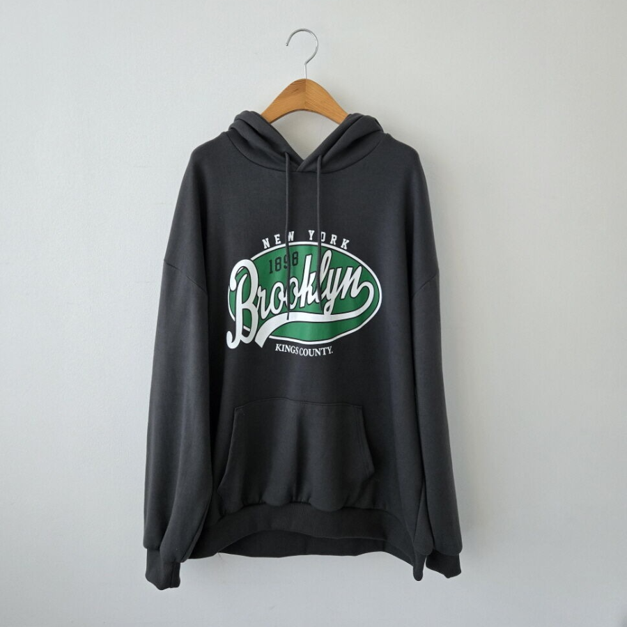 Brooklyn – худи Brooklyn Lettering Oversized Hoodie