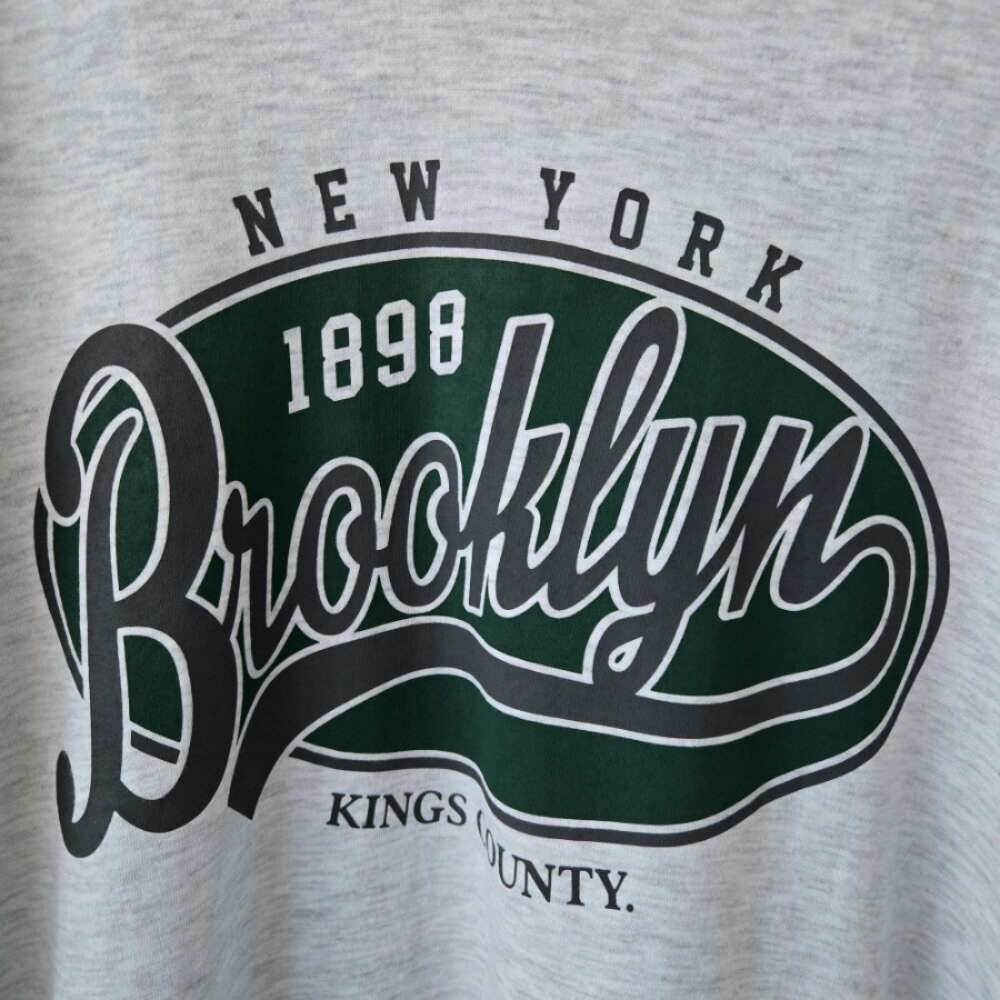Brooklyn – худи Brooklyn Lettering Oversized Hoodie
