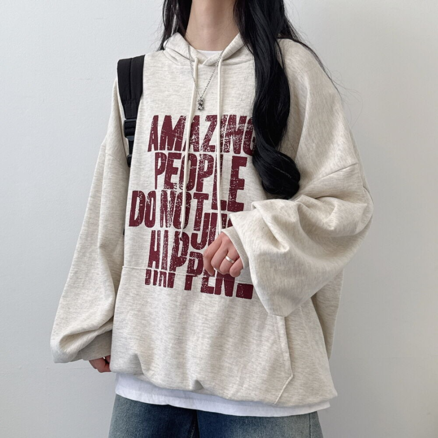 Amazing – худи Amazing Lettering Oversized Hoodie