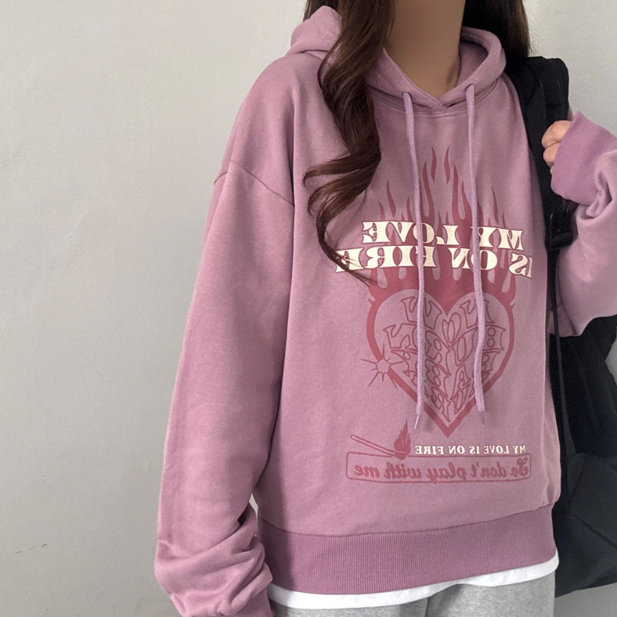 Heart – худи Heart Printing Hoodie T-Shirt