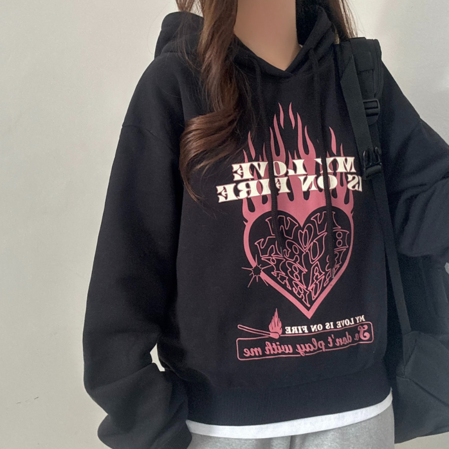 Heart – худи Heart Printing Hoodie T-Shirt