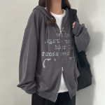 Two-Way – толстовка Two-Way Lettering Zip-Up Sweatshirt
