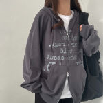 Two-Way – толстовка Two-Way Lettering Zip-Up Sweatshirt