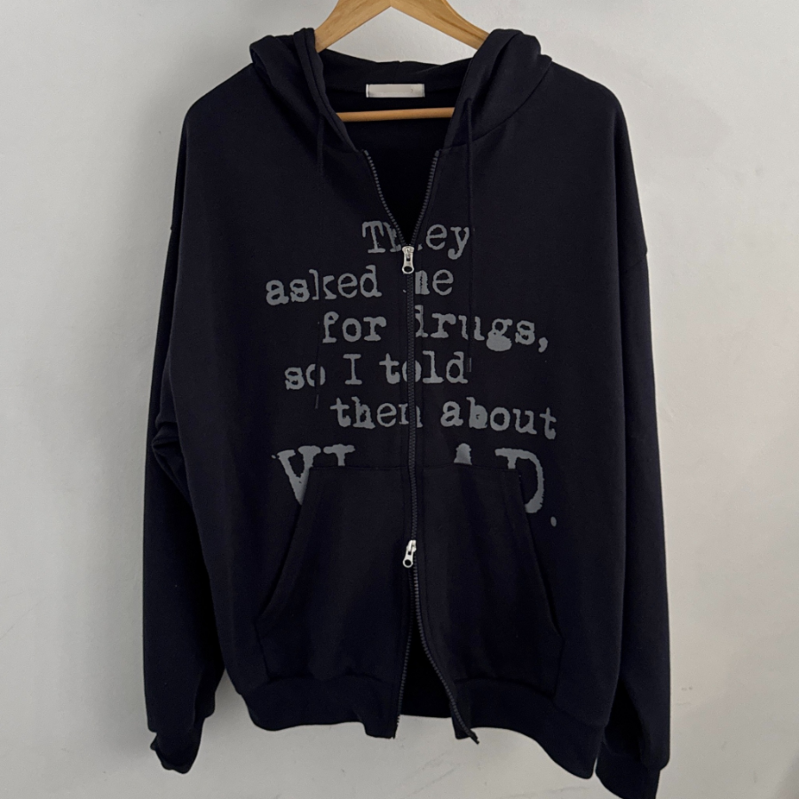 Two-Way – толстовка Two-Way Lettering Zip-Up Sweatshirt