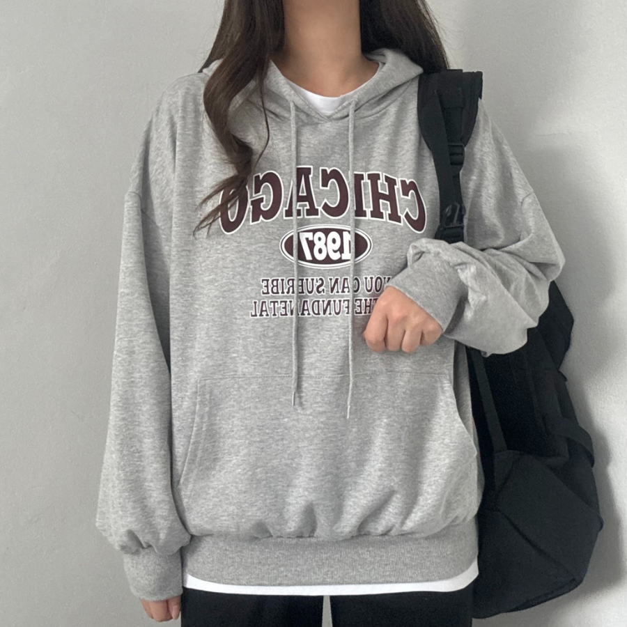 Lovely – худи Simple Lettering Hoodie