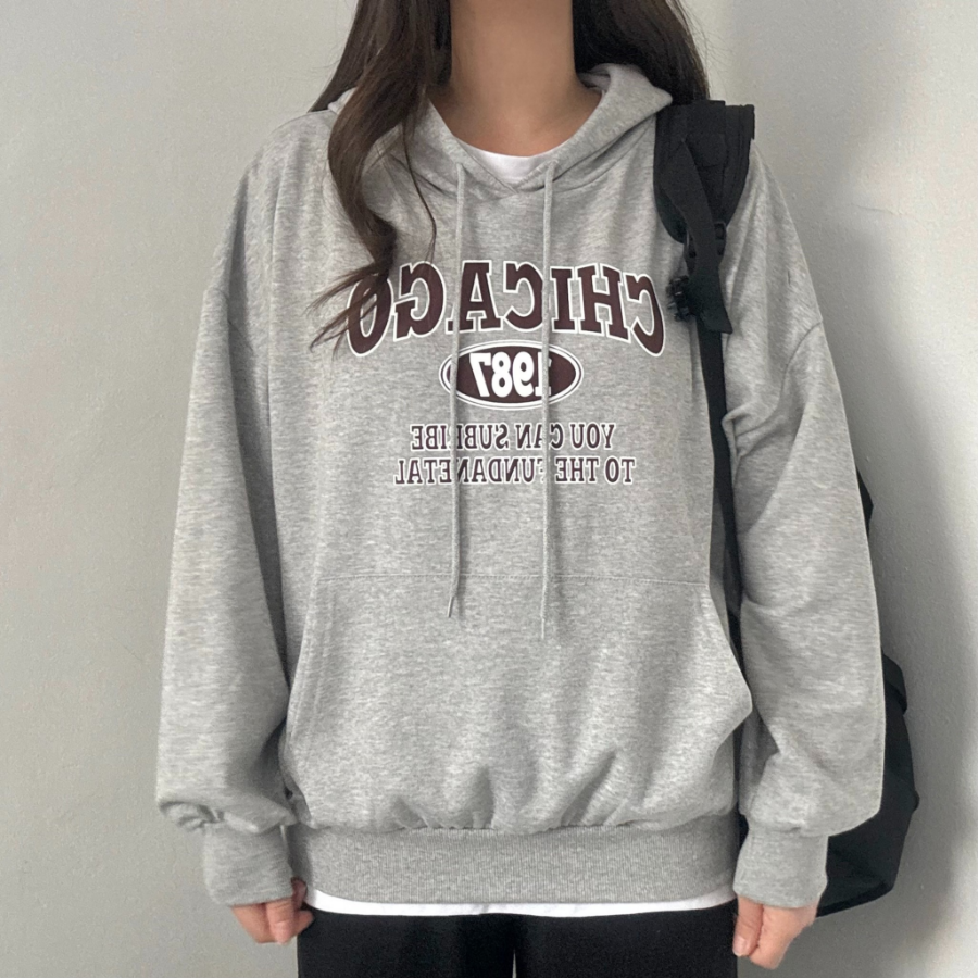 Lovely – худи Simple Lettering Hoodie