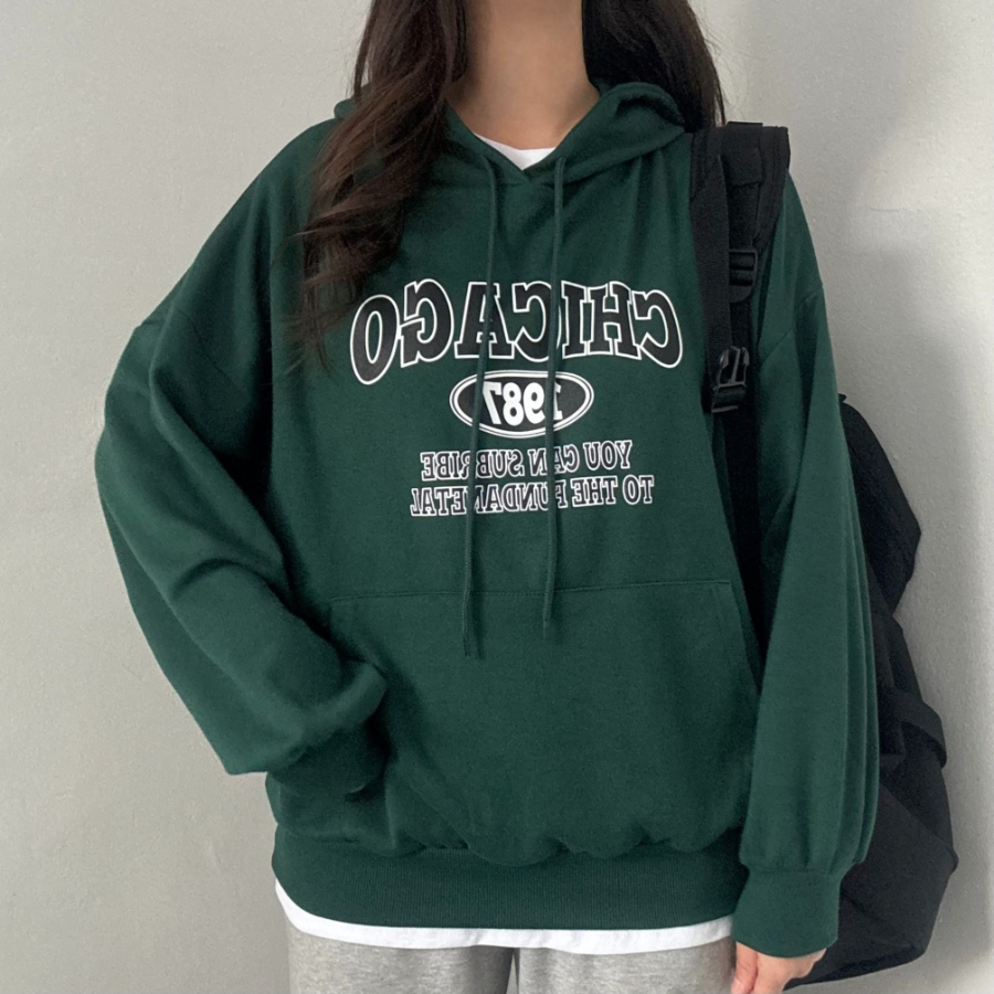 Lovely – худи Simple Lettering Hoodie