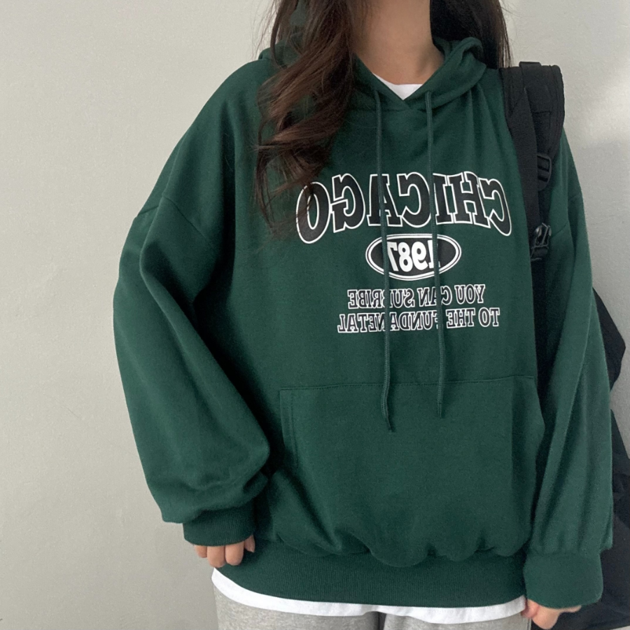 Lovely – худи Simple Lettering Hoodie