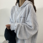 Oversized Earth Lettering Hoodie