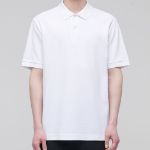 [Cool Standard] Piqué Polo Shirt [White]