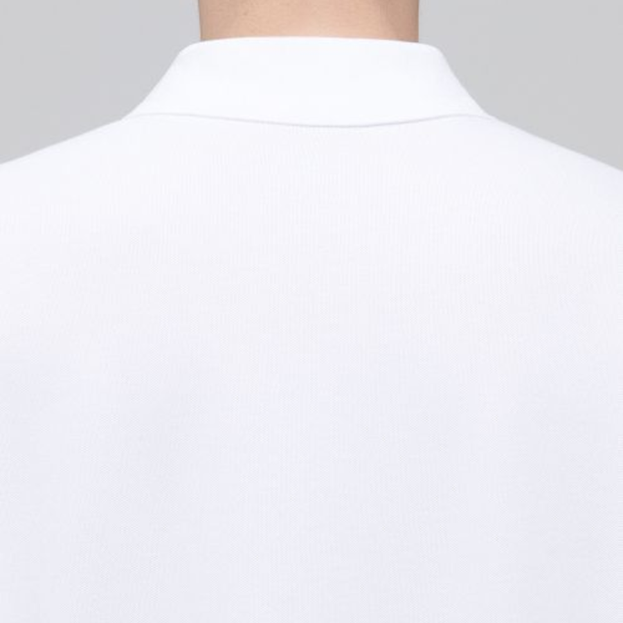 [Cool Standard] Piqué Polo Shirt [White]