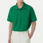 Relaxed Fit Piqué Polo Shirt [Irish Green]