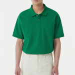 Relaxed Fit Piqué Polo Shirt [Irish Green]