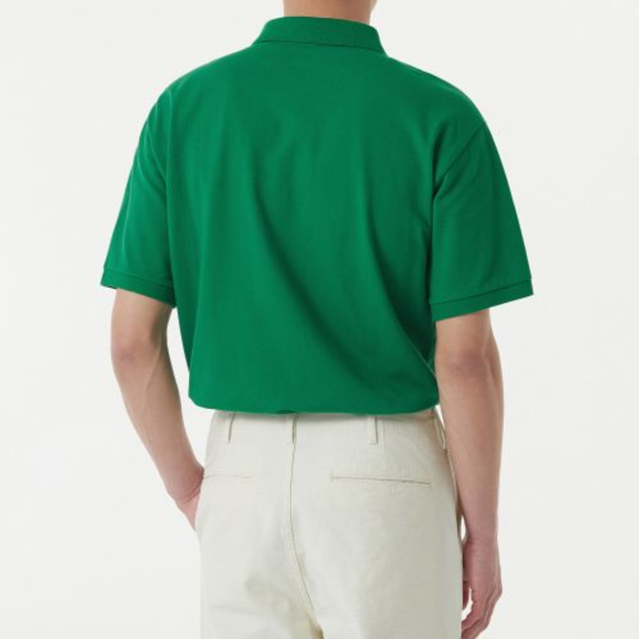 Relaxed Fit Piqué Polo Shirt [Irish Green]
