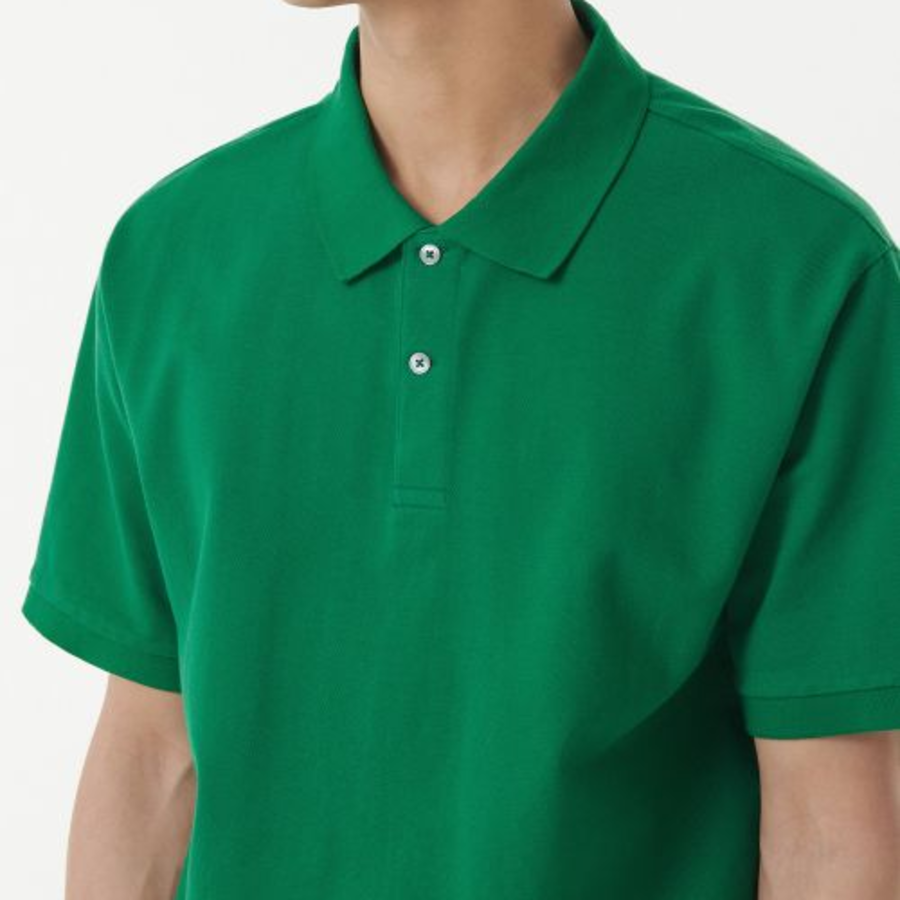 Relaxed Fit Piqué Polo Shirt [Irish Green]