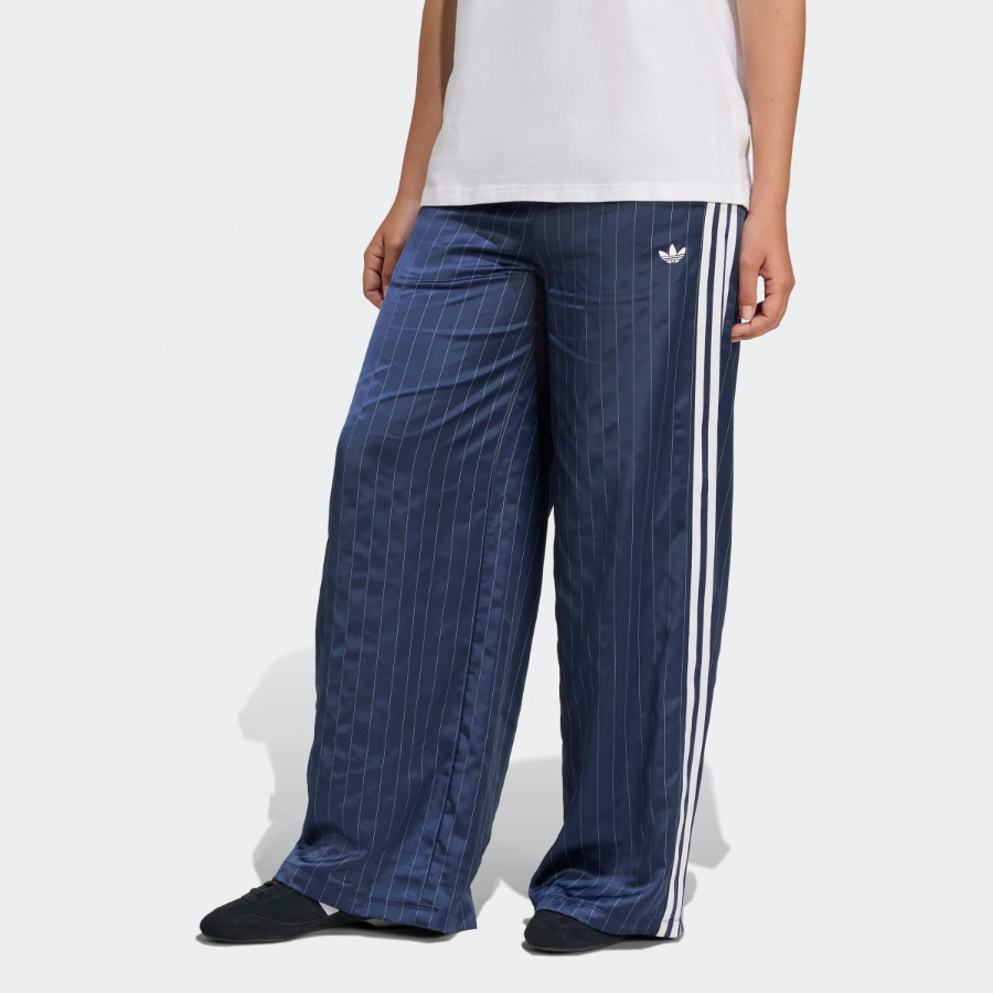 Adidas Pinstripe Satin Pants