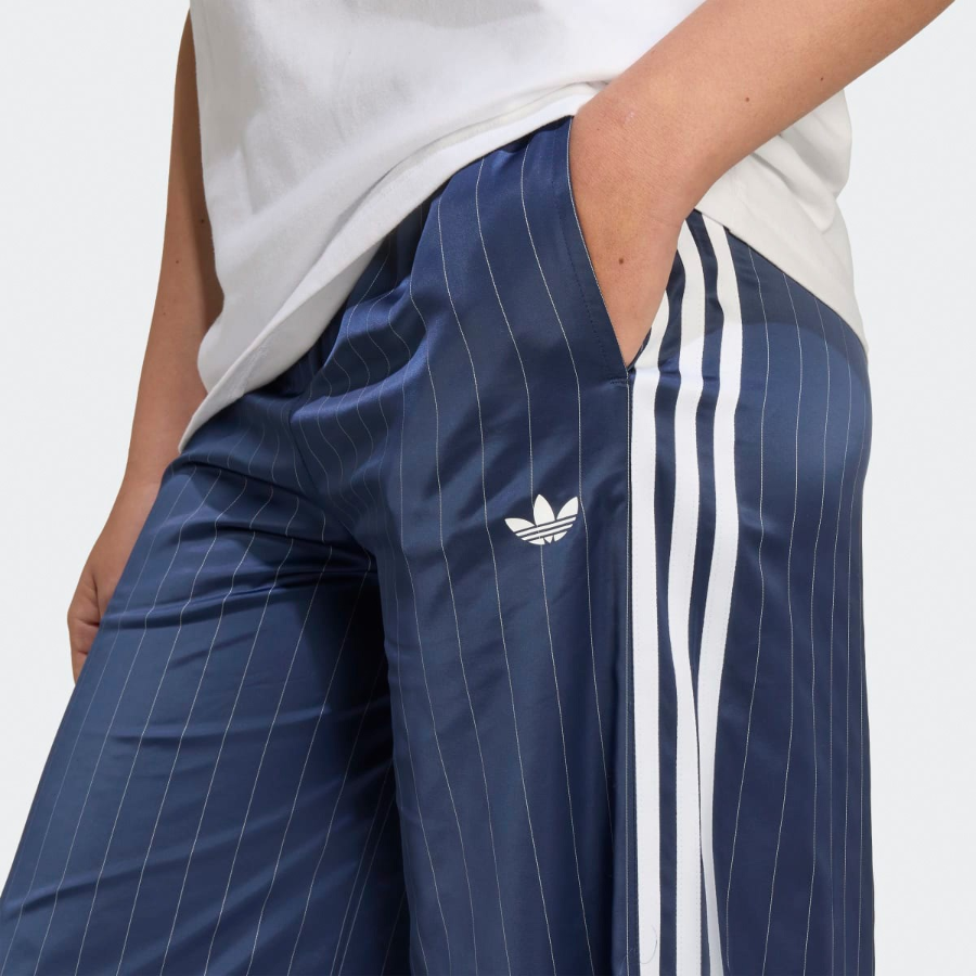 Adidas Pinstripe Satin Pants