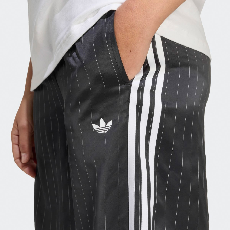 Adidas Pinstripe Satin Pants